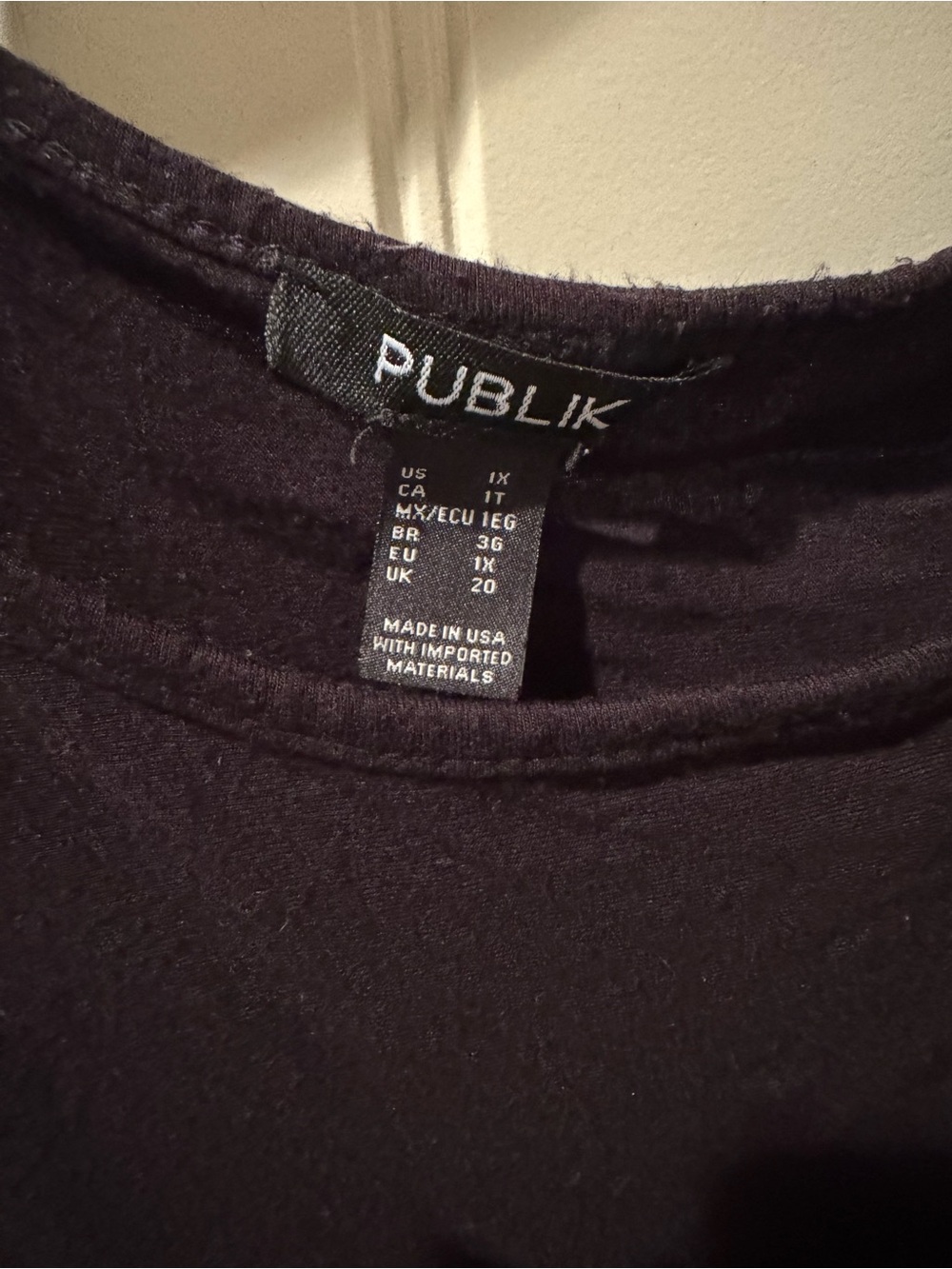 Publik Women's Short Sleeve Tee in Deep Plum